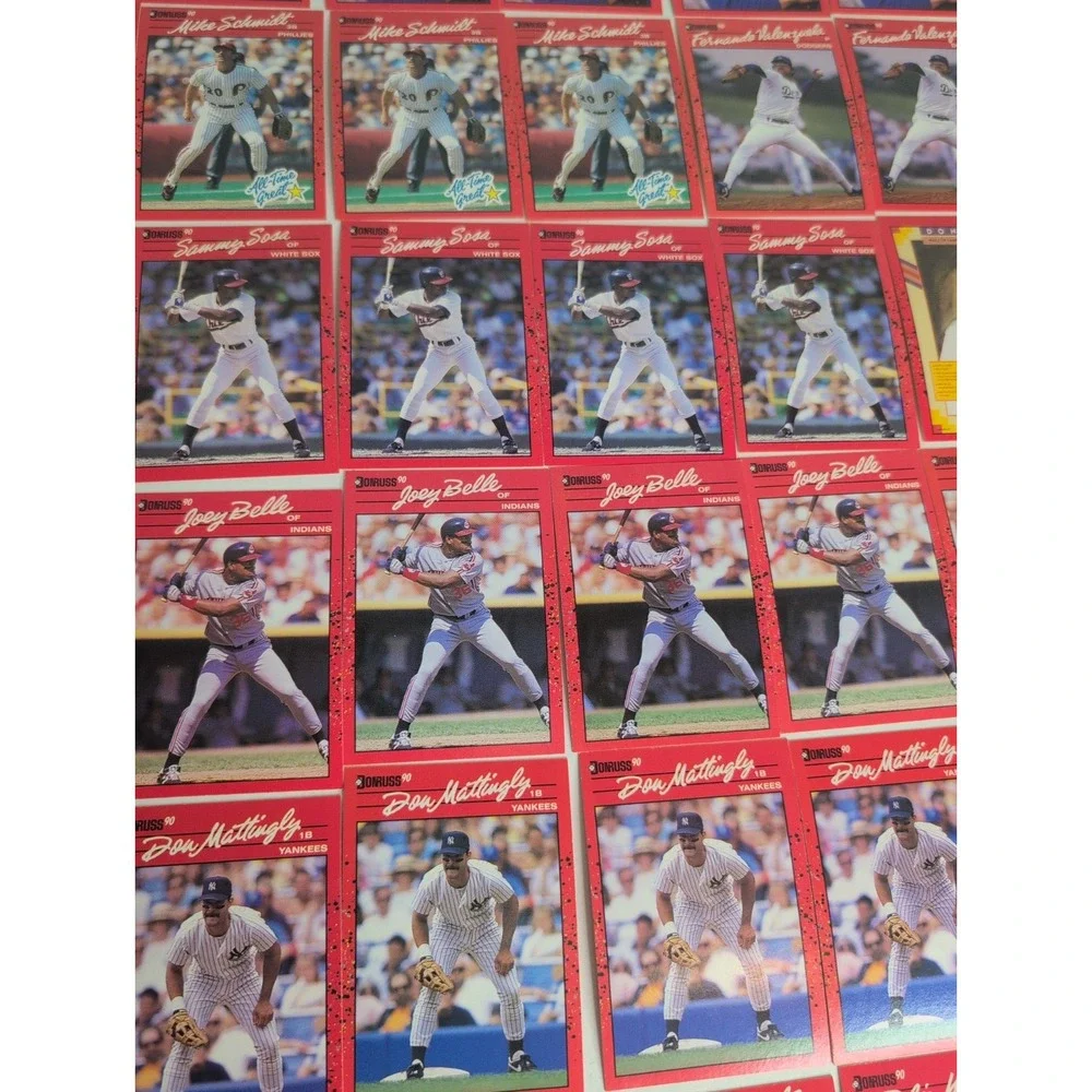 Mixed Lot Of 136 Gradable 1990 Donruss Baseball Cards Barry Bonds Roger Clemens